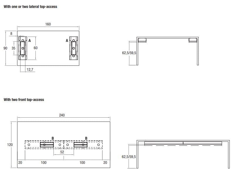 Прямоугольный стол MDF Italia ARCH-00124522 - Вид №6