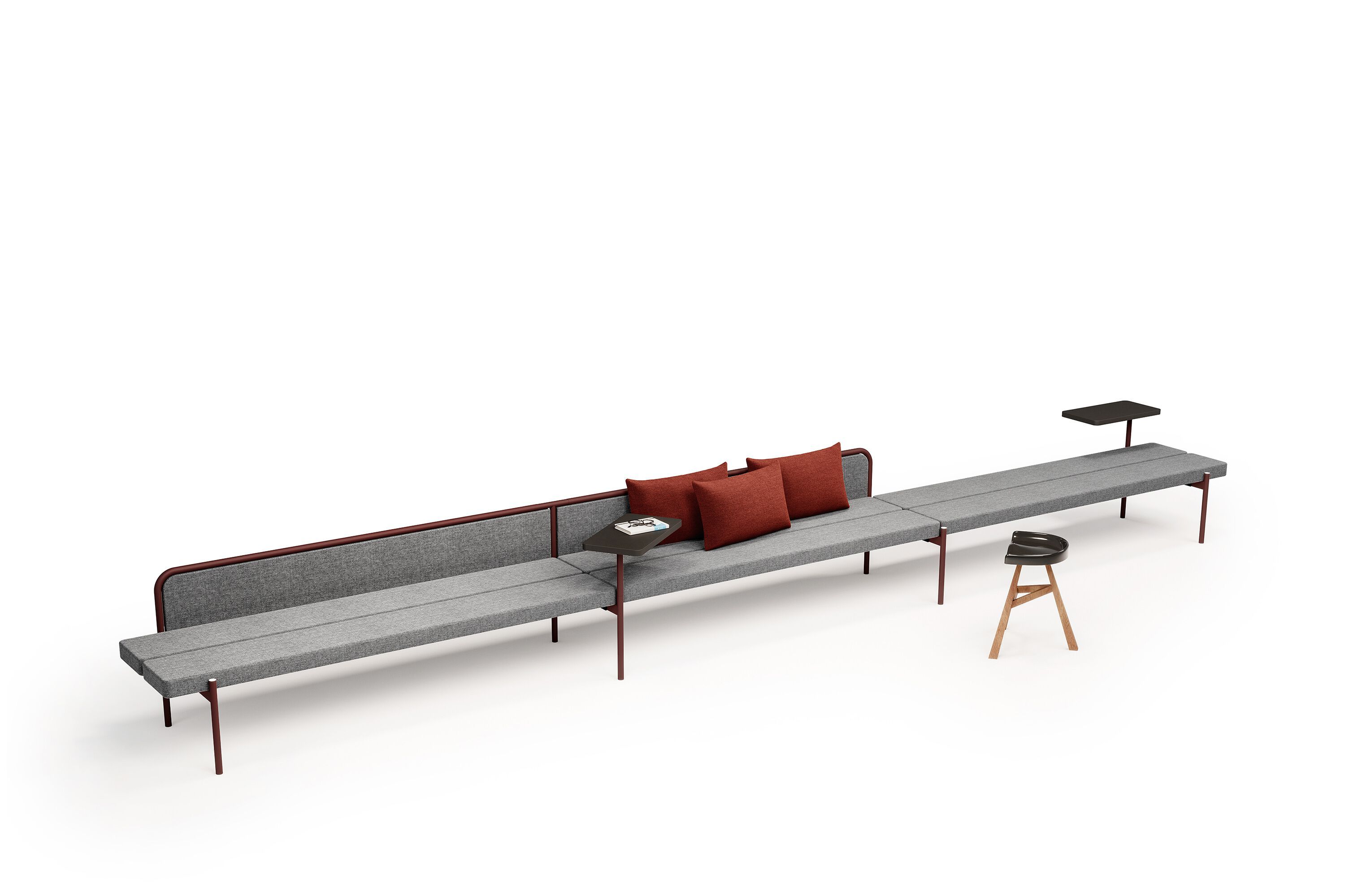 Модульная мягкая скамейка из ткани Established&Sons Island ARCH-00100058 - Вид №4