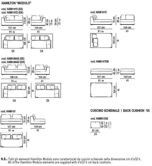Minotti Диван Hamilton sun-id-1414947 - Вид №13