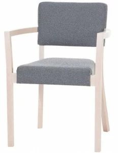 TON Стул с подлокотниками из дерева и ткани  323 713