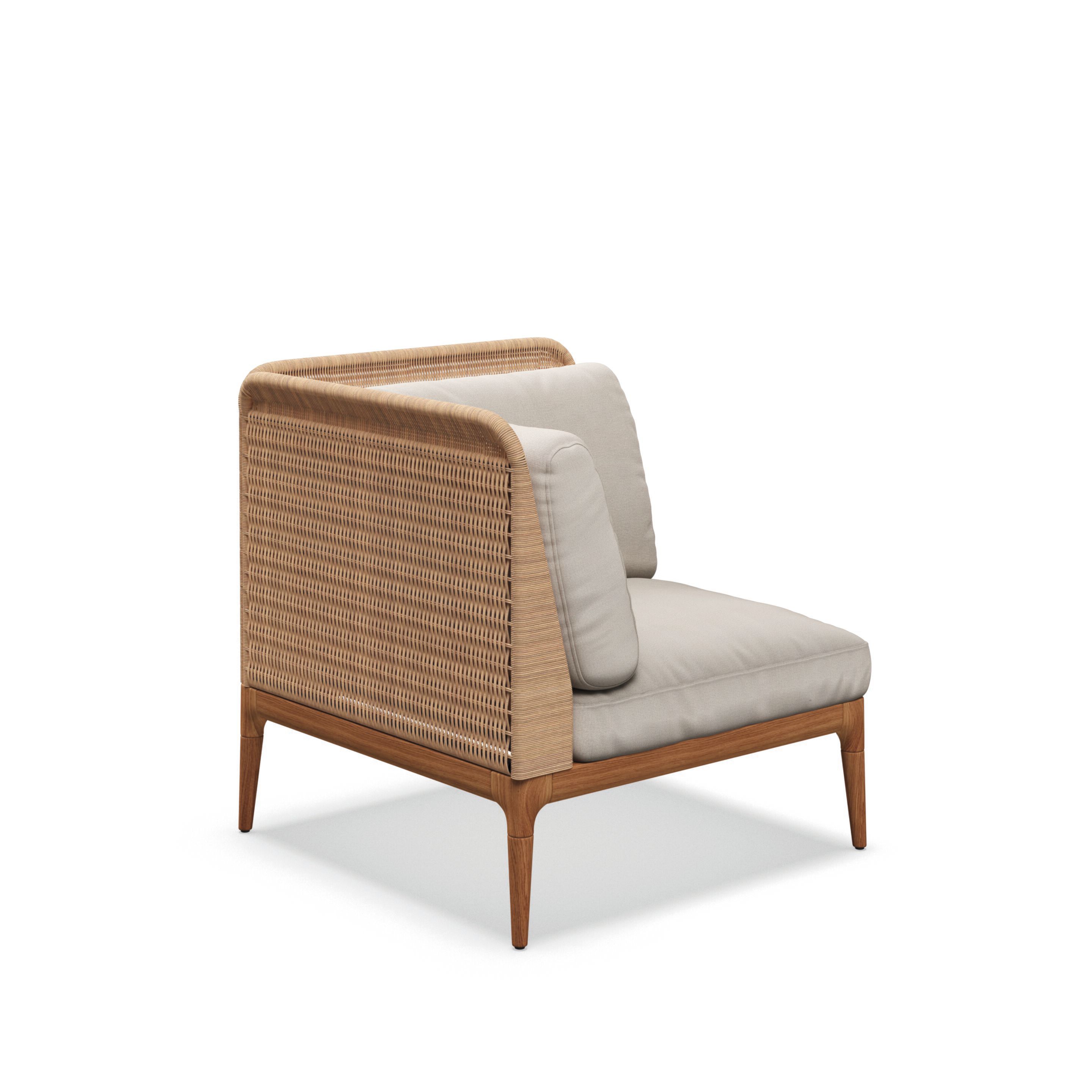 Плетеный и тканый модульный садовый диван Gloster ARCH-00081023 - Вид №22