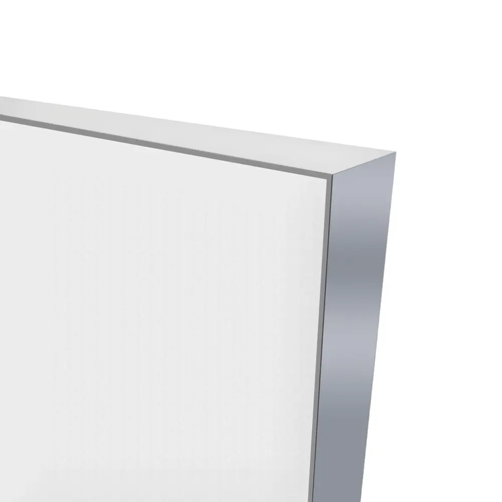 Дверь межкомнатная глухая Invisible 60x220 см цвет белый с замком алюминиевая кромка 89433707 STLM-2148425 VELLDORIS  - Вид №4
