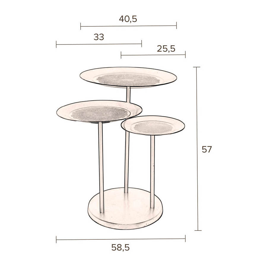 Столик Zatar Dutchbone 2300104 - Вид №5