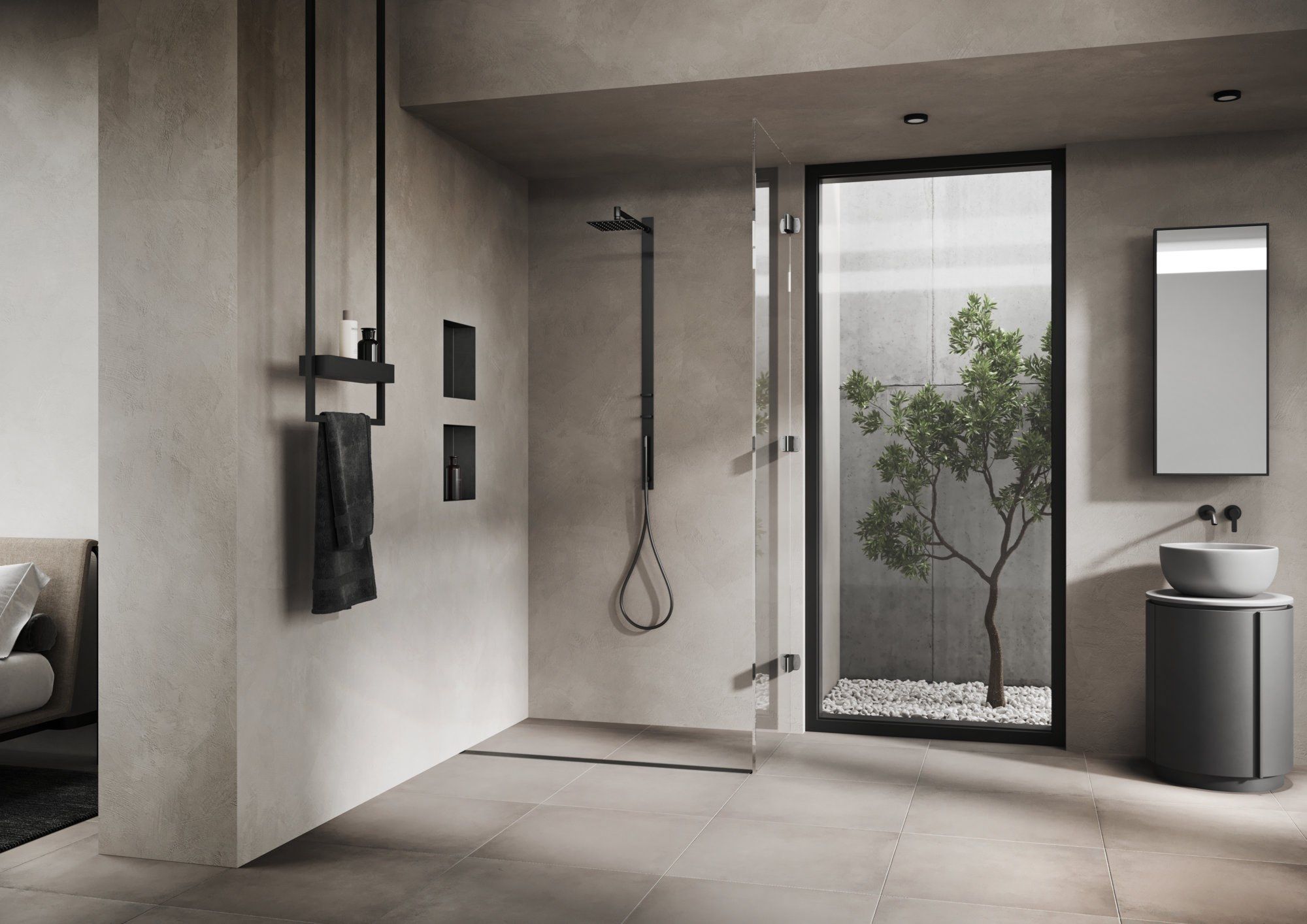 Стальная душевая кабина с PVD-обработкой Tekness Boreale ARCH-00130152 - Вид №7