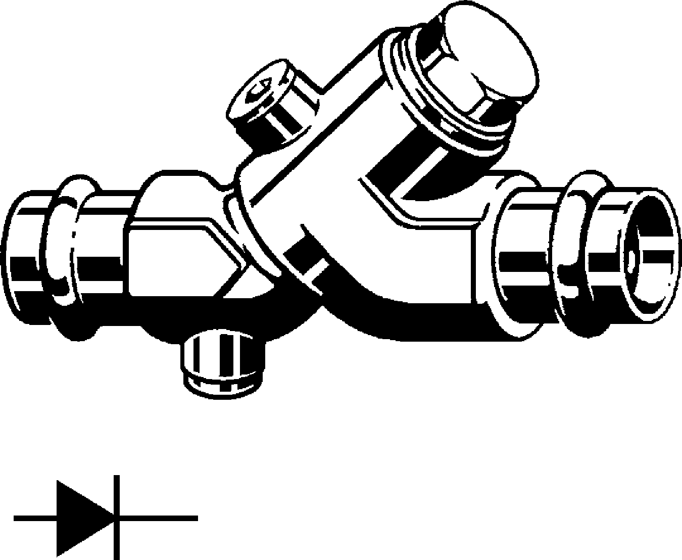 Viega Обратный клапан Easytop 2239 (471 163 *))  - Вид №1