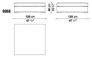 Maxalto Пуф из мягкой ткани Intervallum sun-id-1429685 - Вид №1