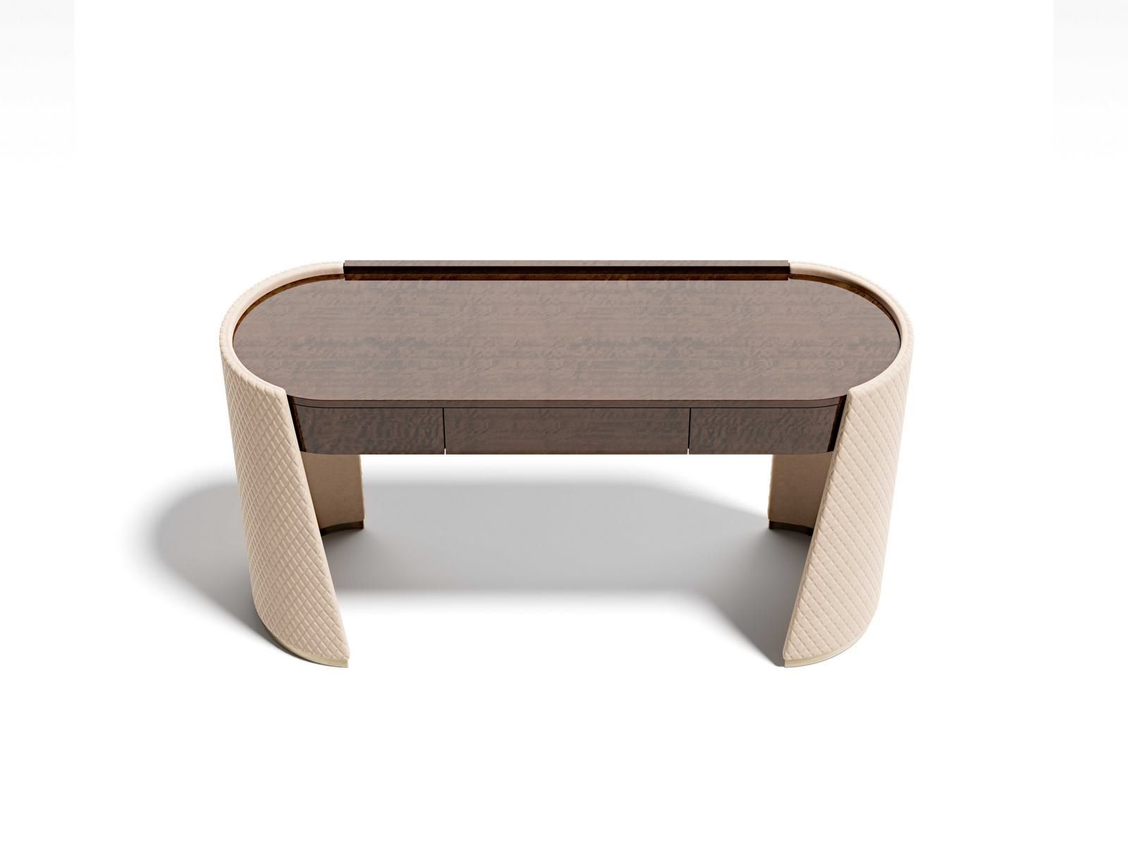 Деревянный и кожаный письменный стол Capital Collection ARCH-00111411 - Вид №2