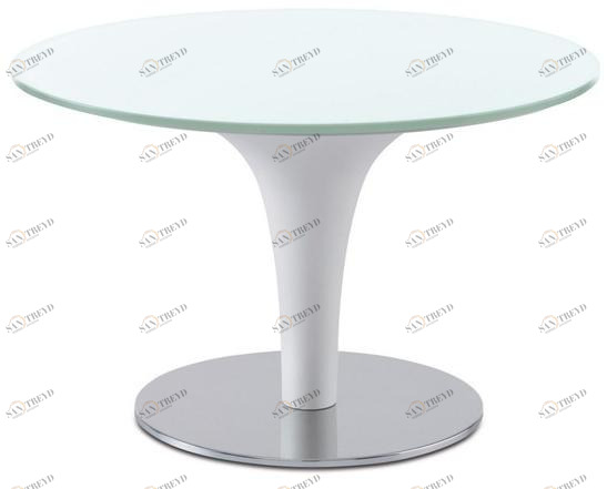ZÜCO Круглый журнальный столик из лакированного стекла Perillo Pr 332