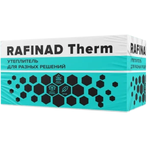 Экструдированный пенополистирол XPS 50 мм Технониколь Rafinad Therm 600x1200 мм 6 шт. 0.72 м²