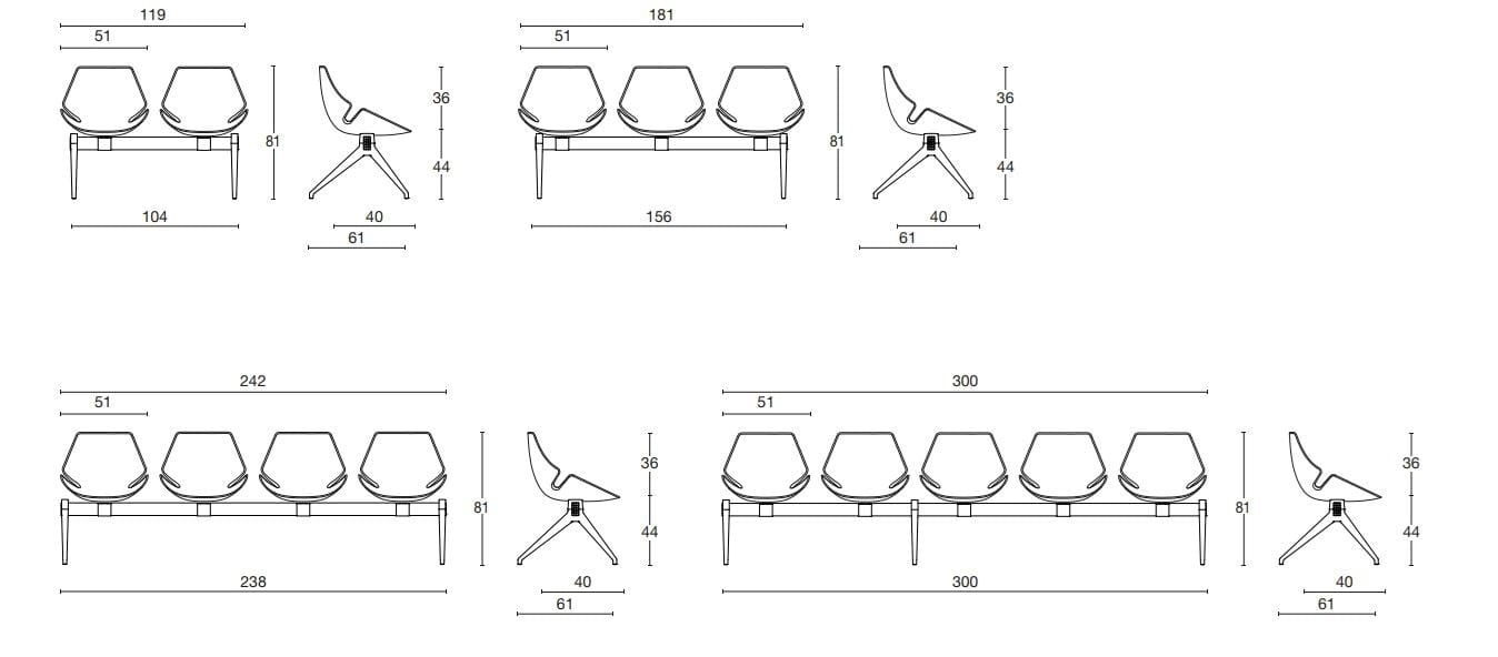 Полиуретановое напольное сиденье Diemme ARCH-00151890 - Вид №4