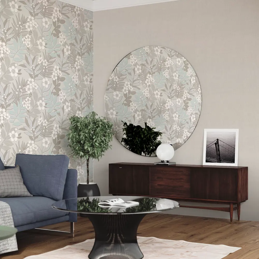 Обои флизелиновые Euro Decor Mia бежевые 1.06 м 6009-01 83684892 STLM-2071020 Santreyd - Вид №3