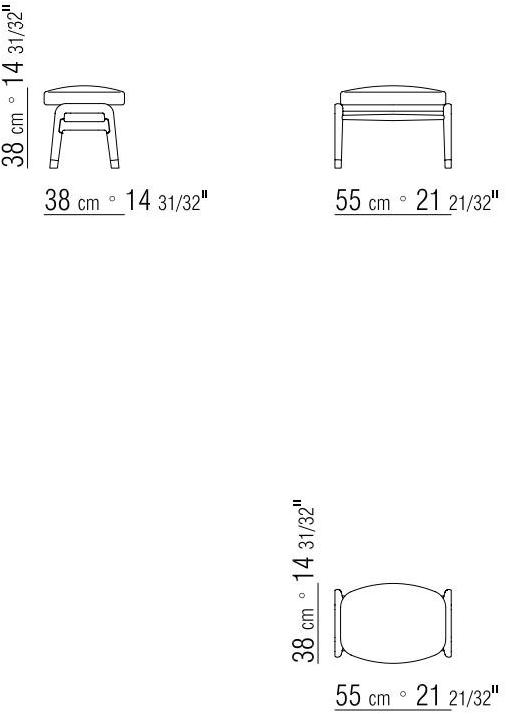 Flexform Мягкая подножка из ткани Ortigia sun-id-1347494 - Вид №3