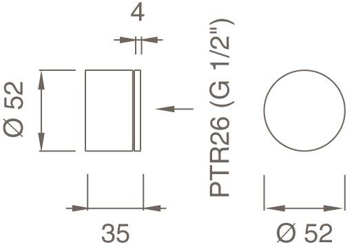Ceadesign Смеситель для душа из нержавеющей стали Bar Trm 20 - Вид №1
