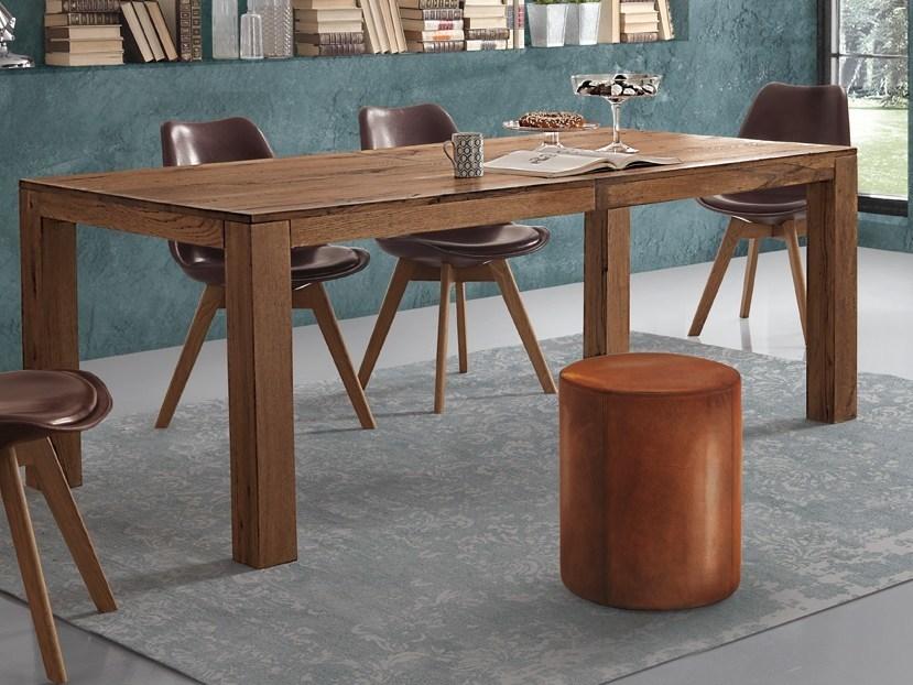 Oliver B. Круглый кожаный пуф Oliver b. wild sun-id-1356756 - Вид №2