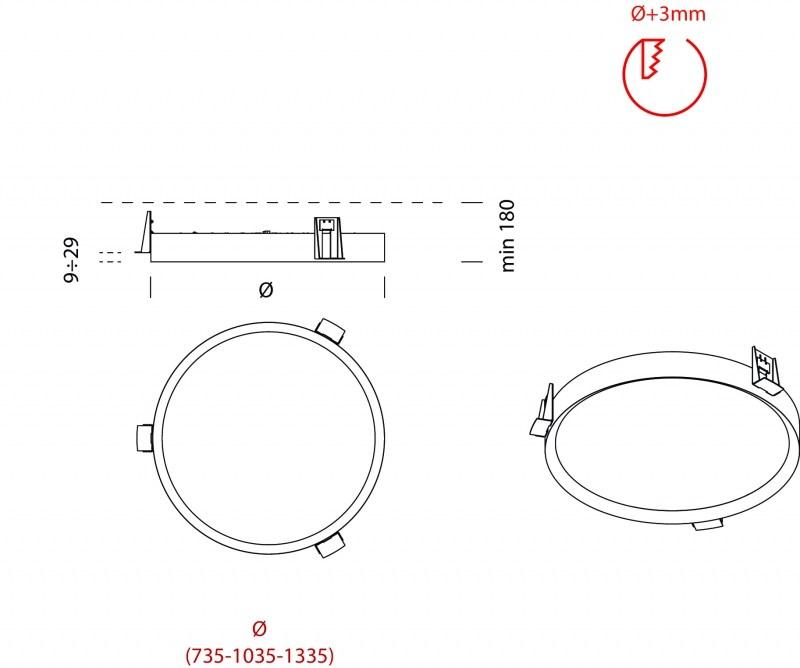 Lucifero's Встраиваемый потолочный светильник Lbs sun-id-1479768 - Вид №1
