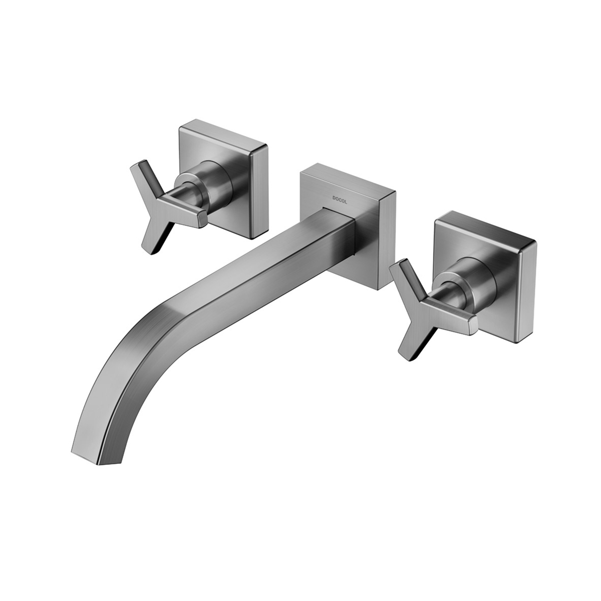 00878070 Настенный смеситель для ванной комнаты из полированного графита Docol DOCOL CITY 