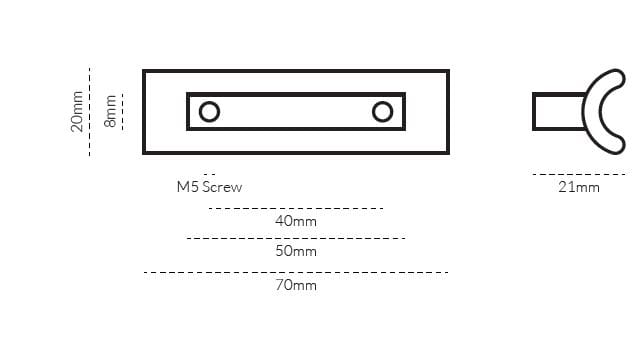Латунная мебельная ручка Lo & Co Interiors Line Series ARCH-00028070 - Вид №24