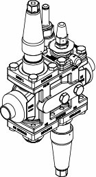 Danfoss ICF 25 — многофункциональные клапанные станции ICF 25-4-10RB (32 D) Клапан-регулятор ун 027L4085  - Вид №4