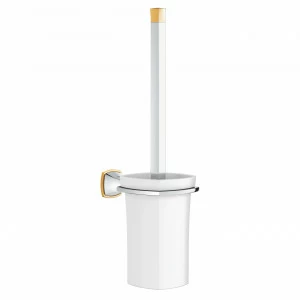 Туалетный ёршик GROHE Grandera в комплекте, хром/золото (40632IG0)