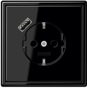 JUNG Пластиковая розетка с usb a Prese elettriche con porte usb