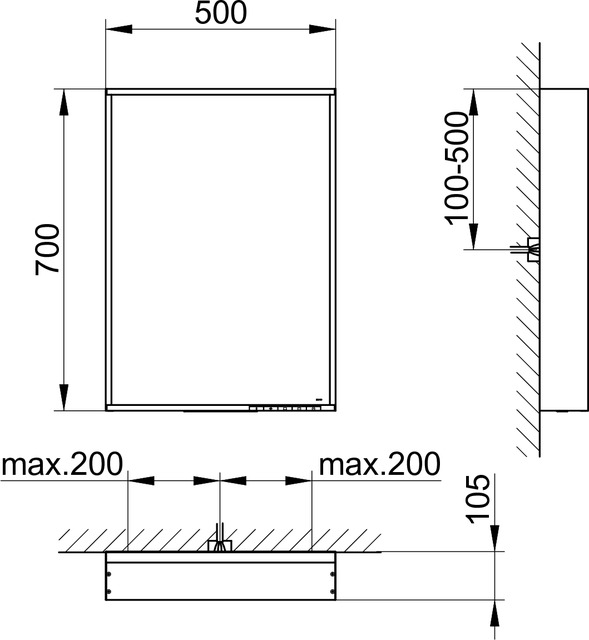 33097ZZ2503 Зеркало с подсветкой KEUCO Plan - Вид №7