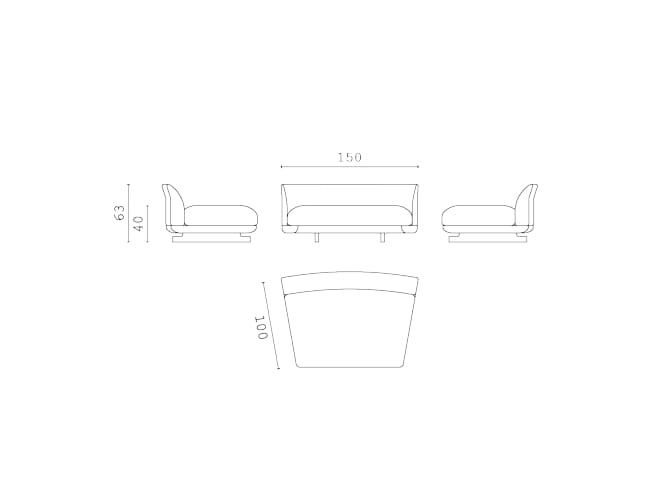 Модульный тканевый диван CPRN HOMOOD Shapes 2025 ARCH-00039487 - Вид №2