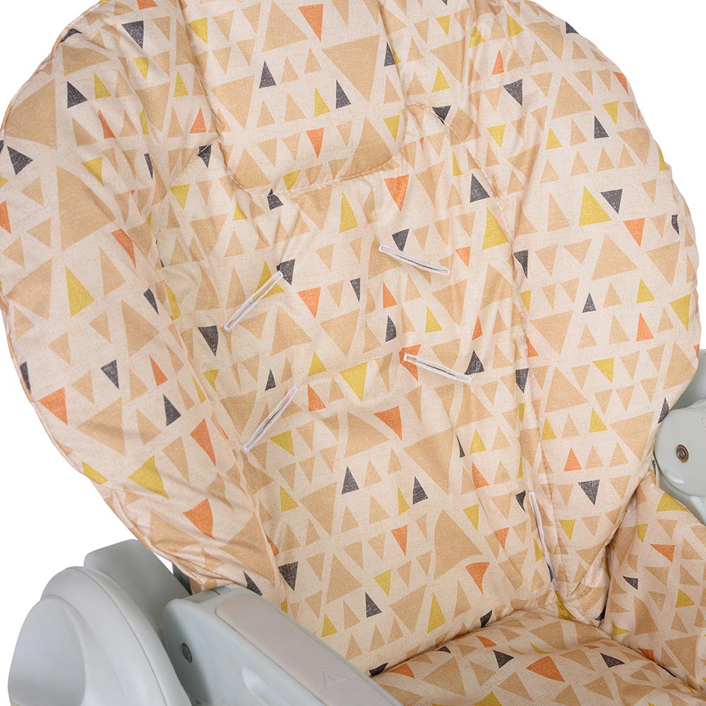 Съемный чехол для стульчика для кормления "Геометрия" (водостойкое покрытие) VAMVIGVAM  281628 Бежевый Santreyd  - Вид №1