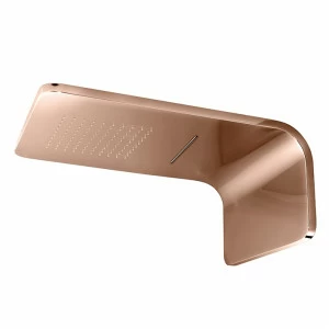 Каскадная душевая лейка Rain + с штуцерами ½ ". Расход 16,80 л / мин при 3 барах. Режим дождя 10,8 л / мин и каскадный 11,40 л / мин.  Lounge NOKEN 100089933  COPPER