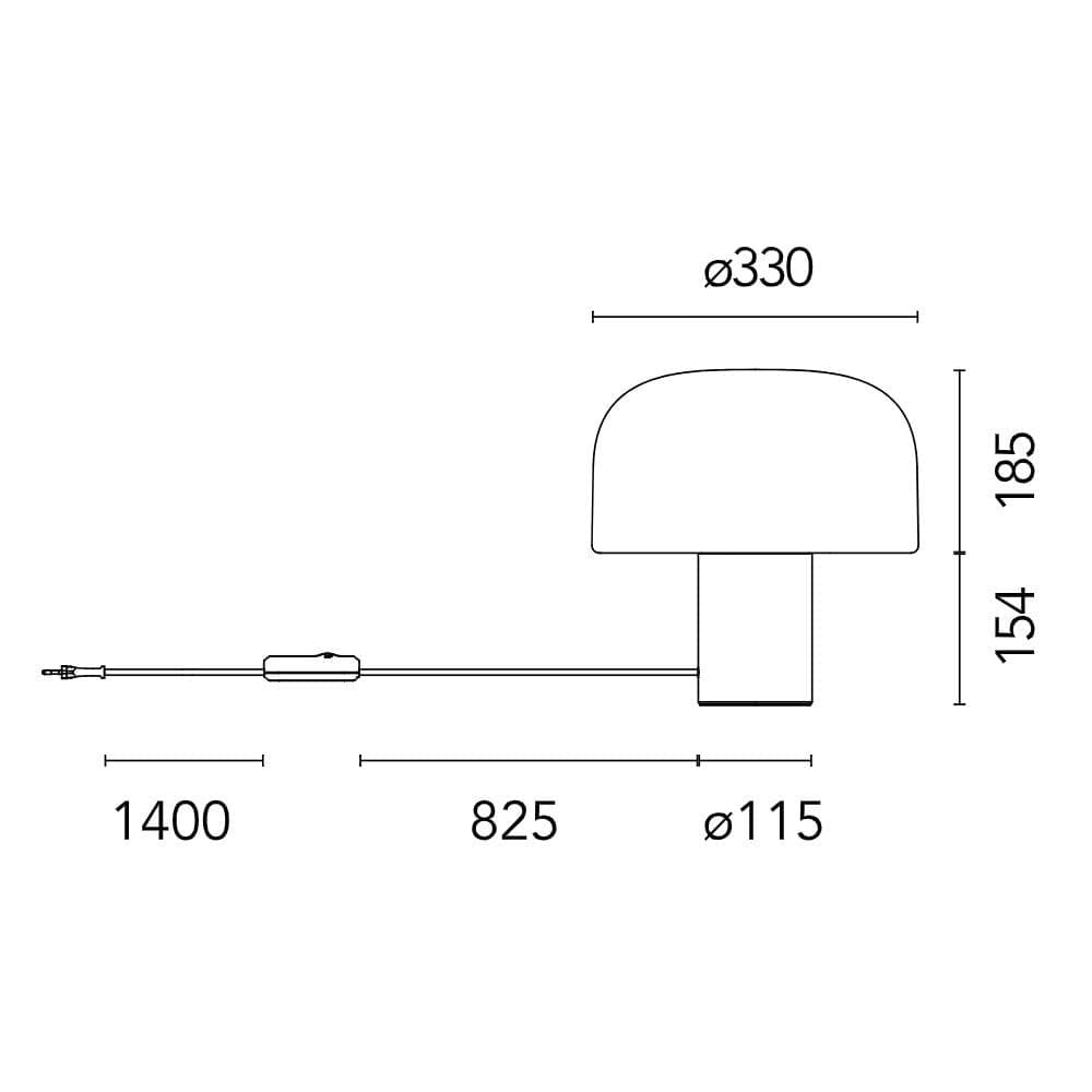Диммируемая настольная лампа из опалового стекла In Stock Flos ARCH-00044963 - Вид №3