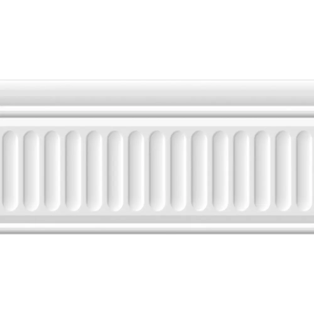 Бордюр настенный Kerama Marazzi Бланше глянцевый 9.9x20 см цвет белый STLM-2101789