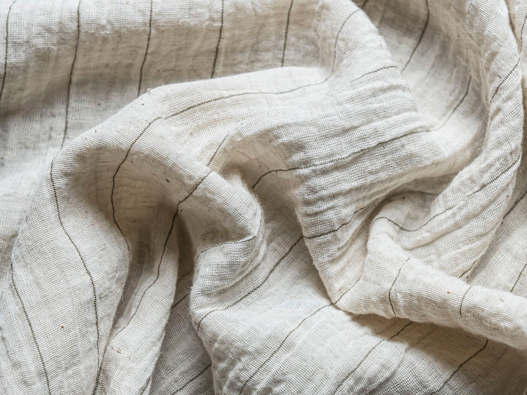 Льняная и хлопковая полосатая ткань The House of Lyria NOTO ARCH-00105651