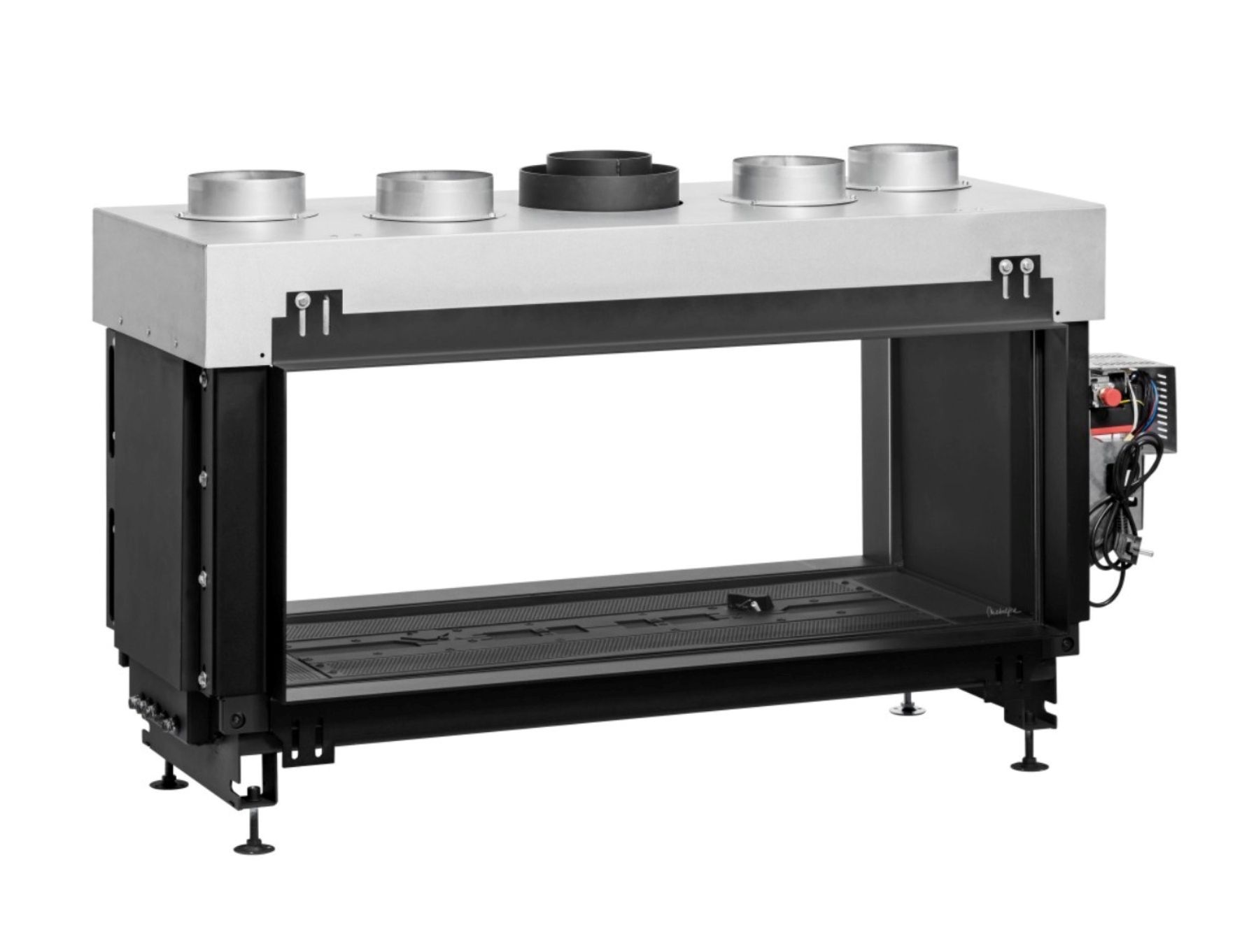 Двухсторонний газовый закрытый камин Metalfire ARCH-00063464