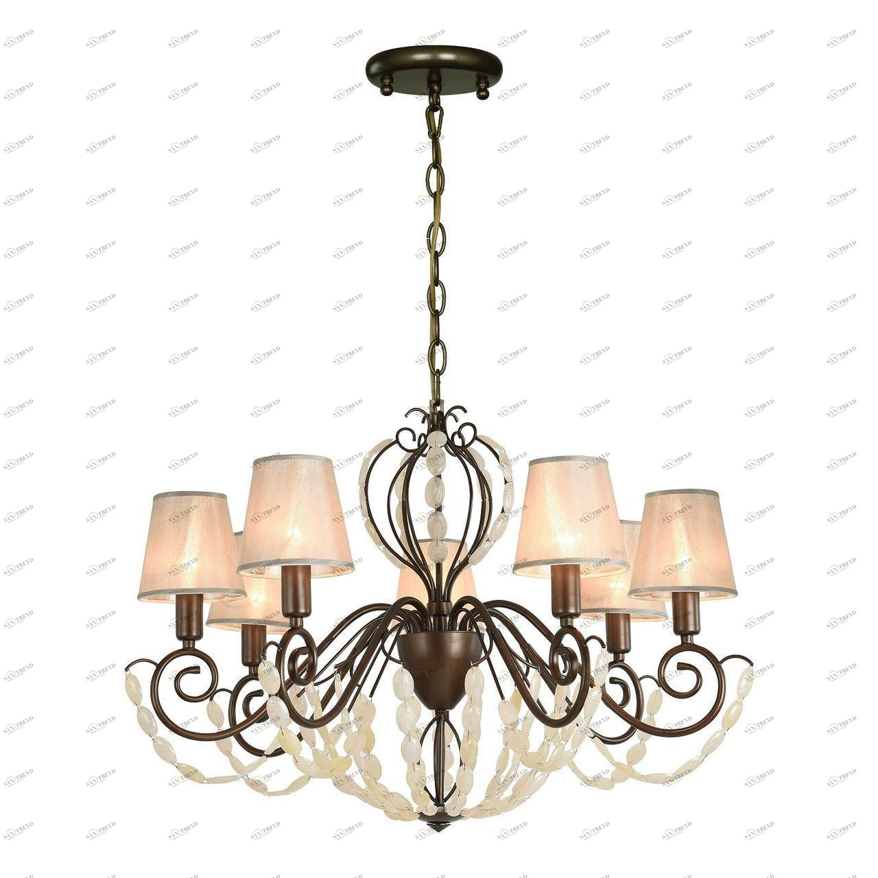 Подвесная люстра Favourite Lily 2305-7P FAVOURITE ДИЗАЙНЕРСКИЕ, LILY 220428 Кремовый 