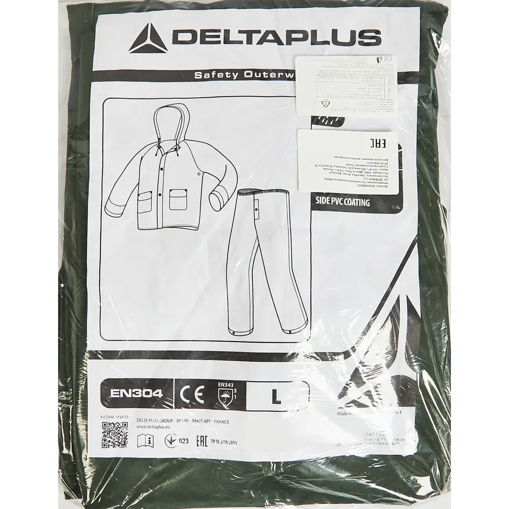 Влагозащитный костюм Delta Plus EN304 L зеленый 88128883 Нет STLM-1419236 - Вид №12