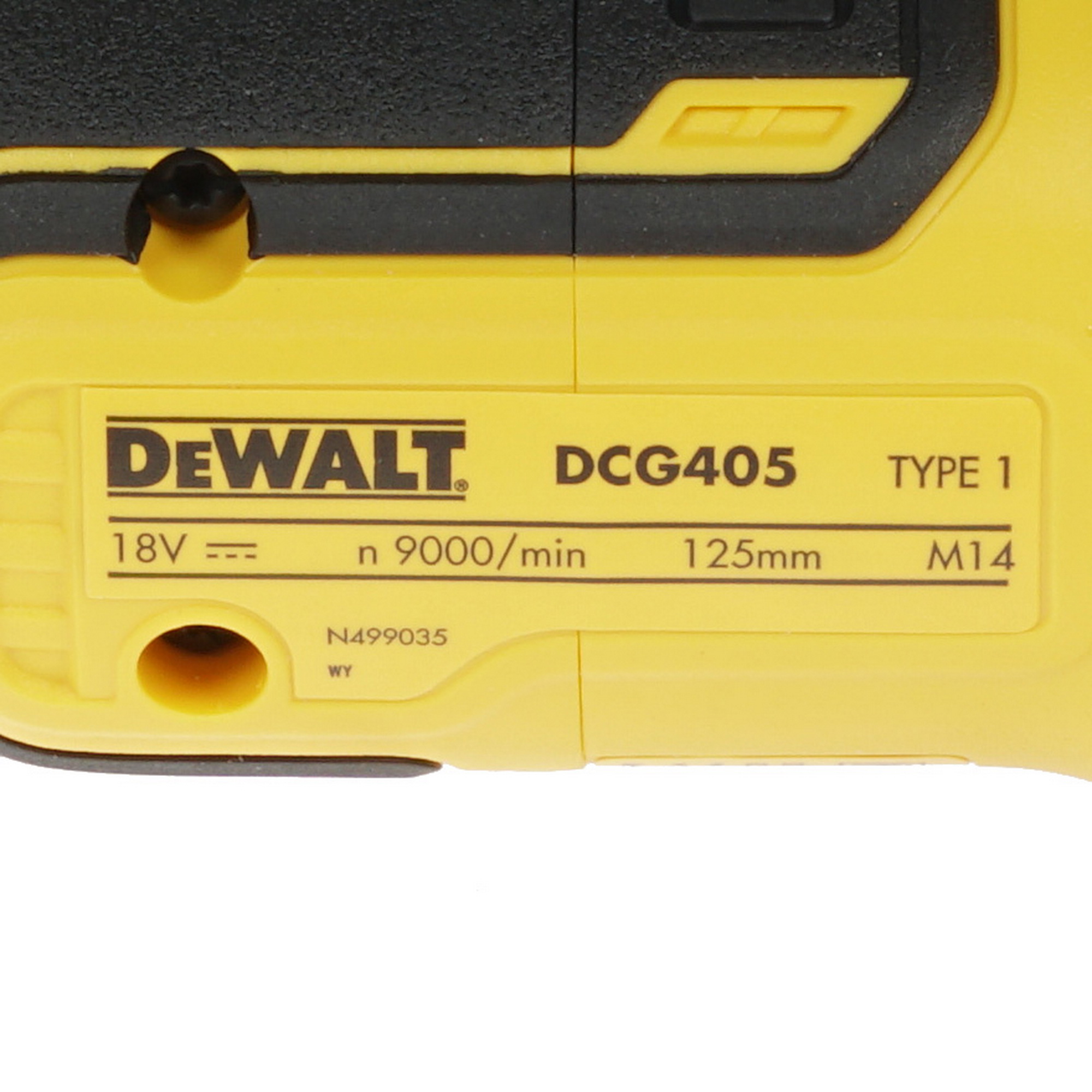 Углошлифовальная машина (УШМ) DeWalt DCG405N XR FLEXVOLТ 18/54V  , Без ЗУ, Без АКБ 8158019 STDN-0143666 - Вид №4