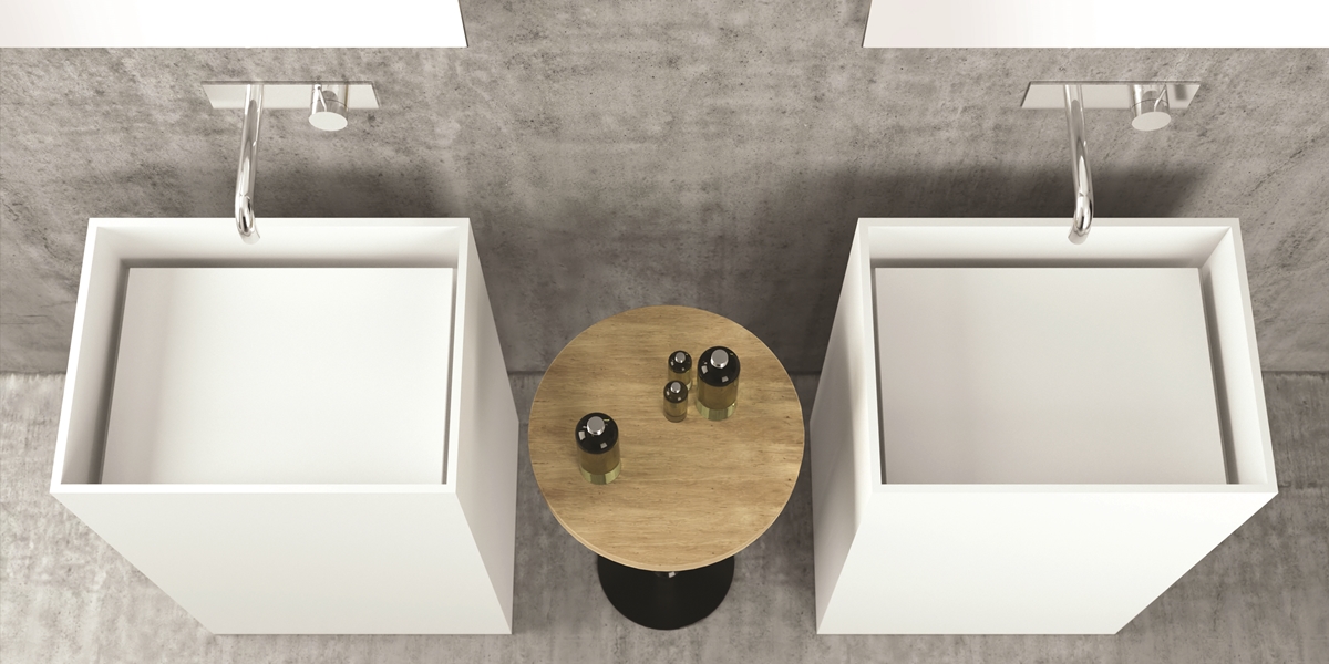 LTJ07285 Накладная раковина на столешницу  прямоугольная MOMA Design  - Вид №1