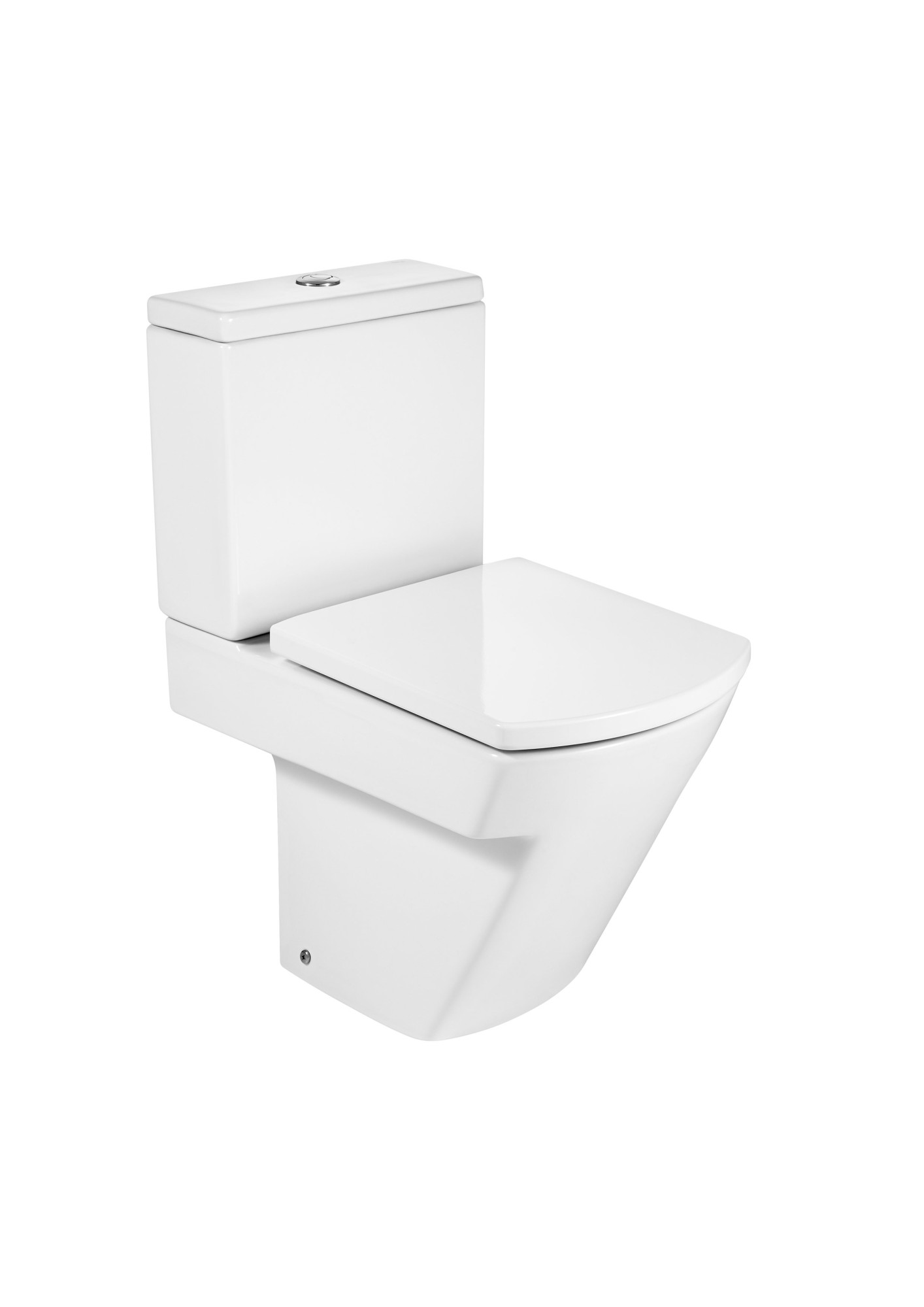 AZ42621000 Компактный комплектный унитаз с двойным выпуском (включает чашу, бачок с нижней подачей и мягкую крышку) ROCA Hall