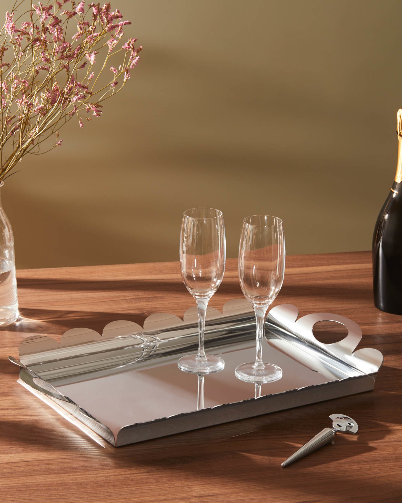 Поднос прямоугольный с ручками Alessi Recinto AM02 - Вид №1