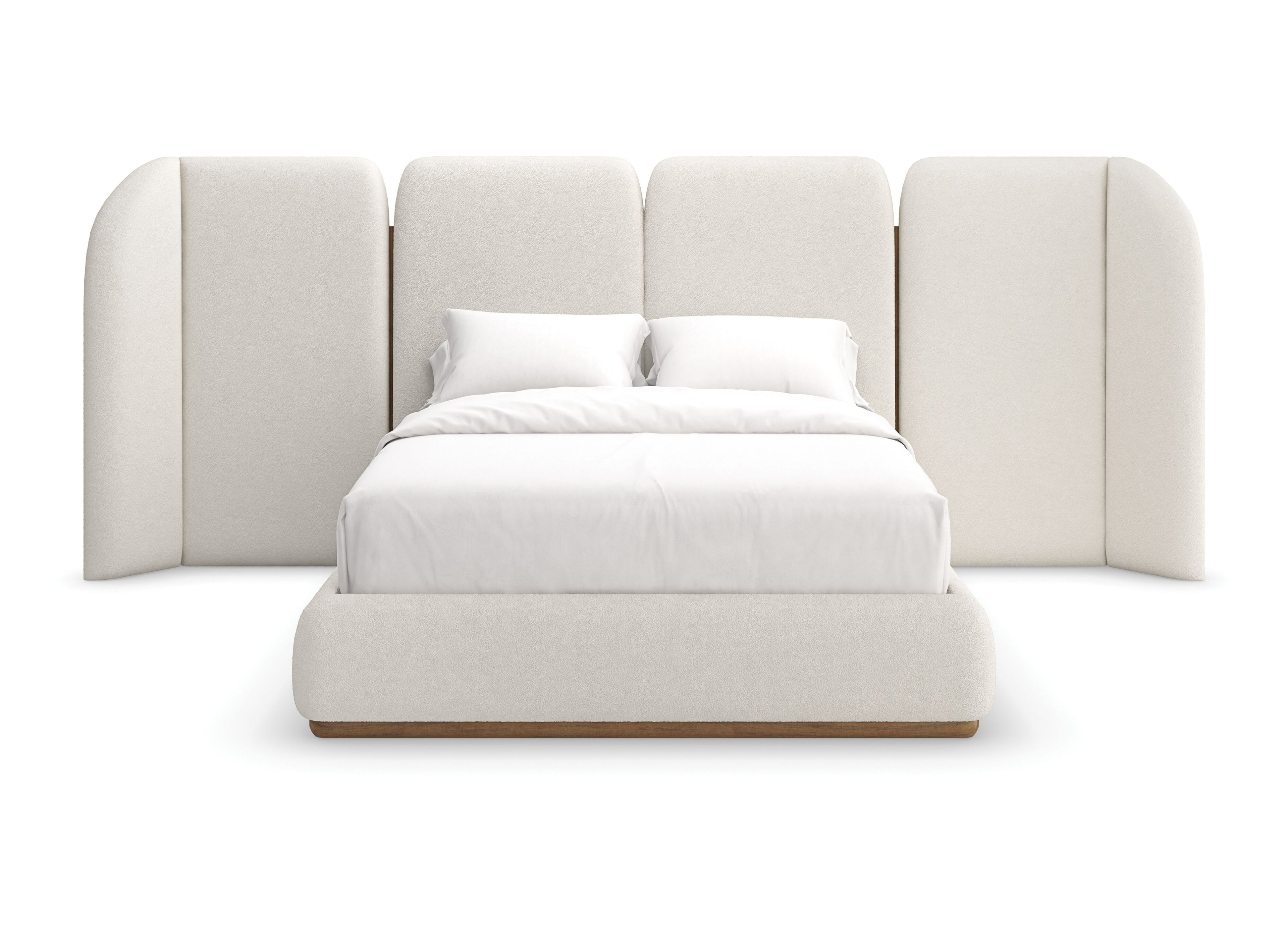 Двуспальная кровать с мягкой тканью Caracole MALTA ARCH-00070250 - Вид №3