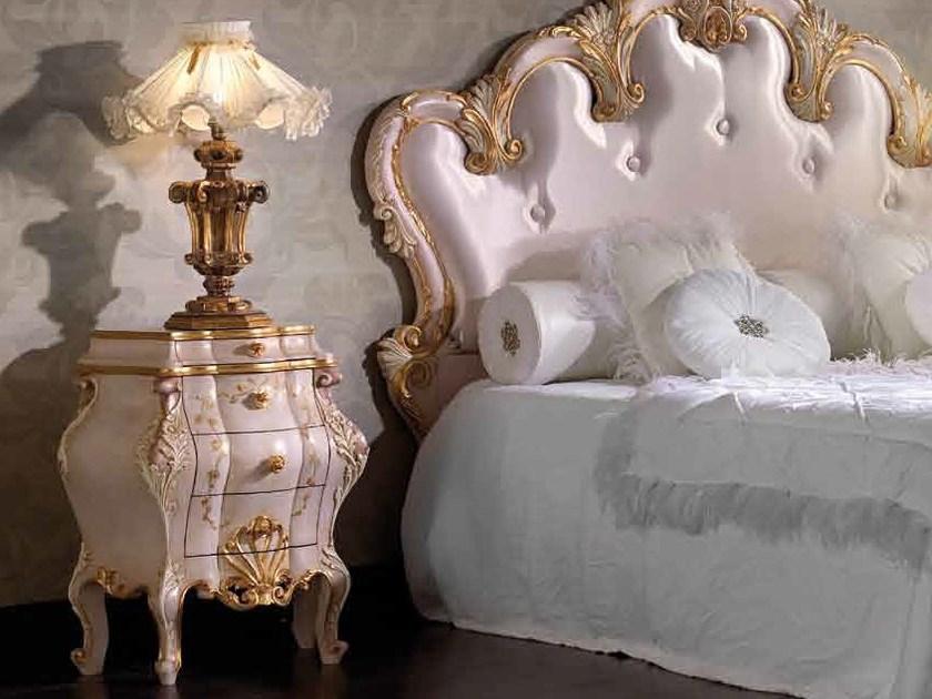 Arvestyle Округлая прикроватная тумба из массива дерева с ящиками Marie claire Br-2053 - Вид №1