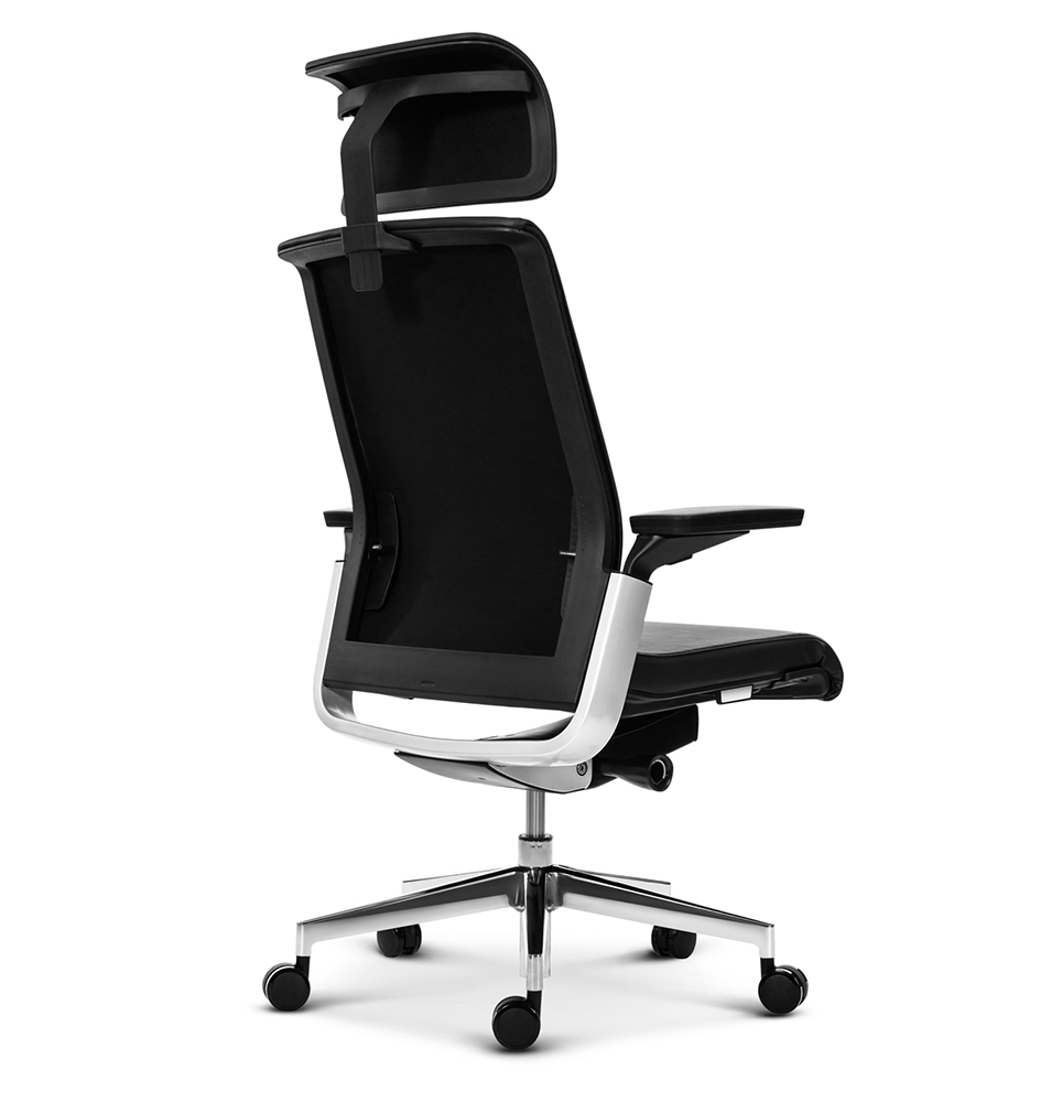 Кресло руководителя эргономичное кожаное с пластиковыми подлокотниками 120х72 см черное Match HB SOHO DESIGN ДИЗАЙНЕРСКИЕ 00-3886277 Черный  - Вид №3