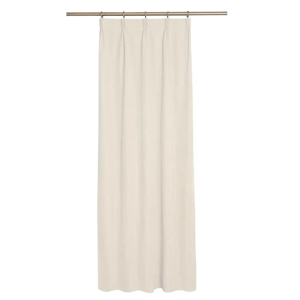 Штора на ленте Jimena 160x260 см цвет бежевый 82922200 STLM-2021622 INSPIRE 