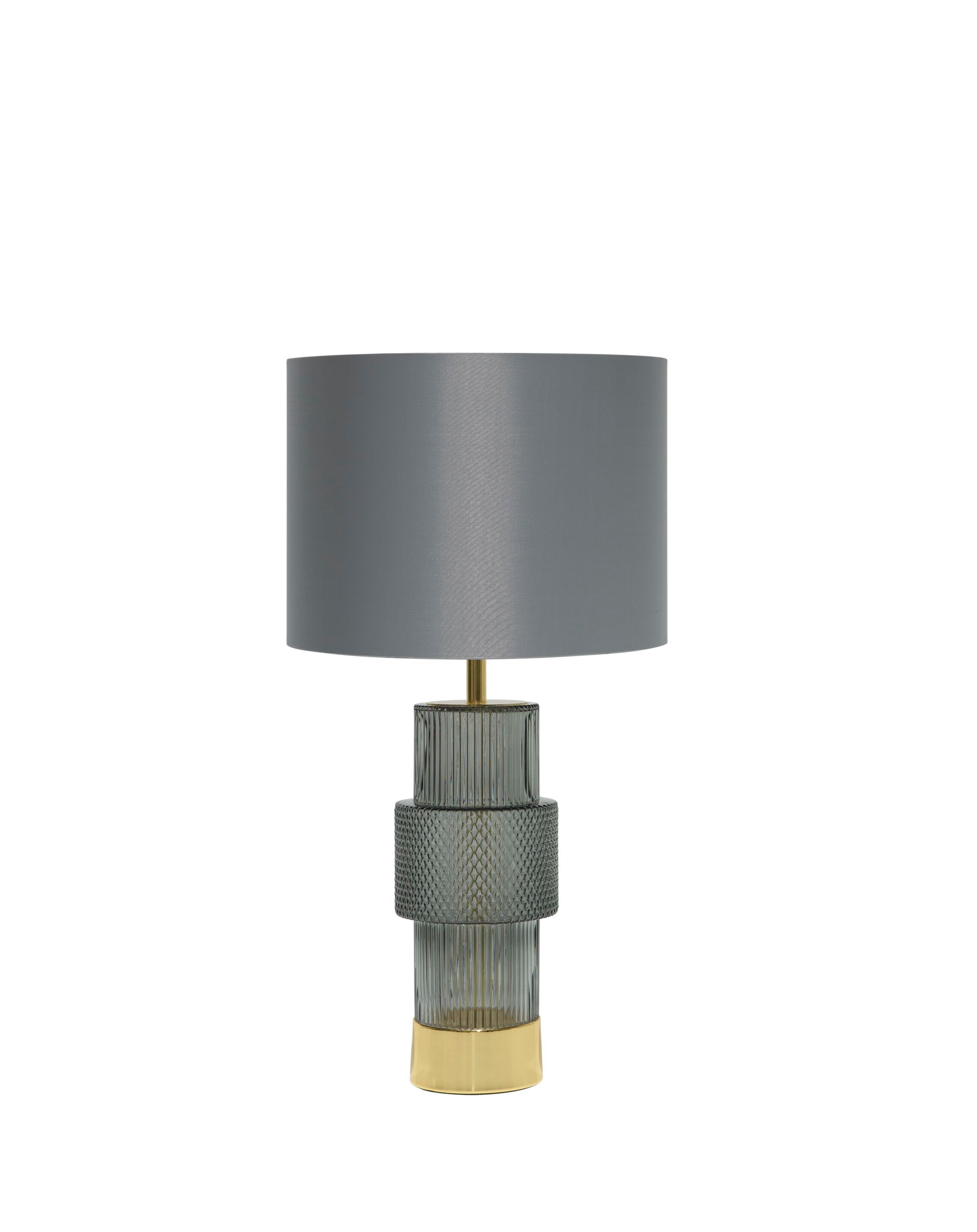 Настольная лампа из стекла и ткани K-Lighting BAST ARCH-00144067 - Вид №1