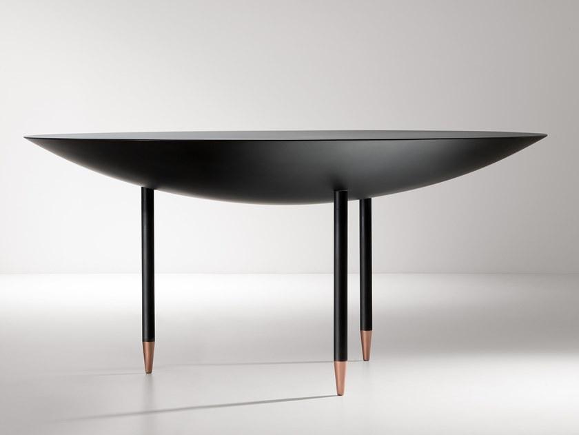 DE CASTELLI Круглый металлический стол sun-id-1502512 - Вид №2