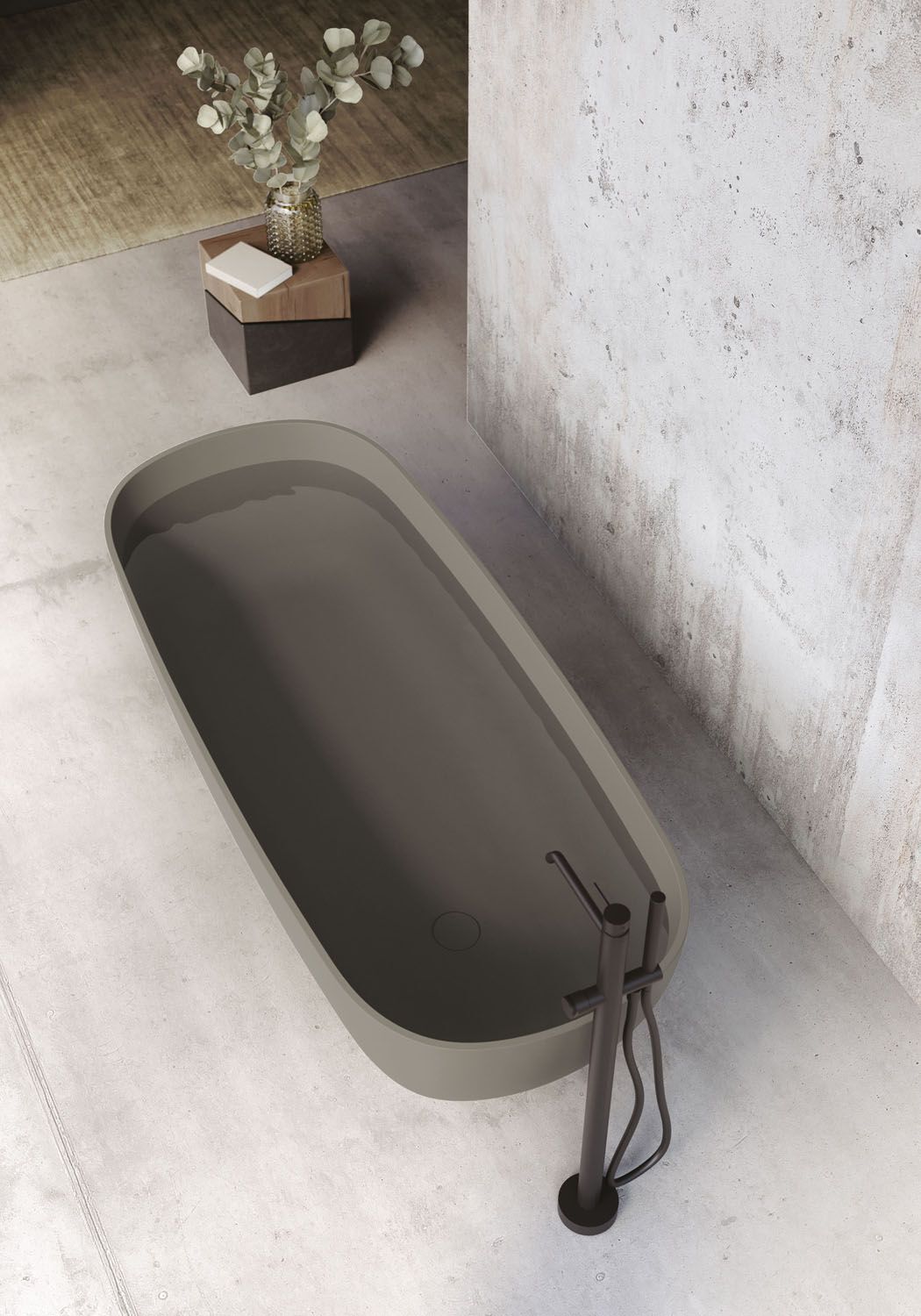 Овальная ванна в центре комнаты в Aquatek DISENIA ARCH-00076216 - Вид №2