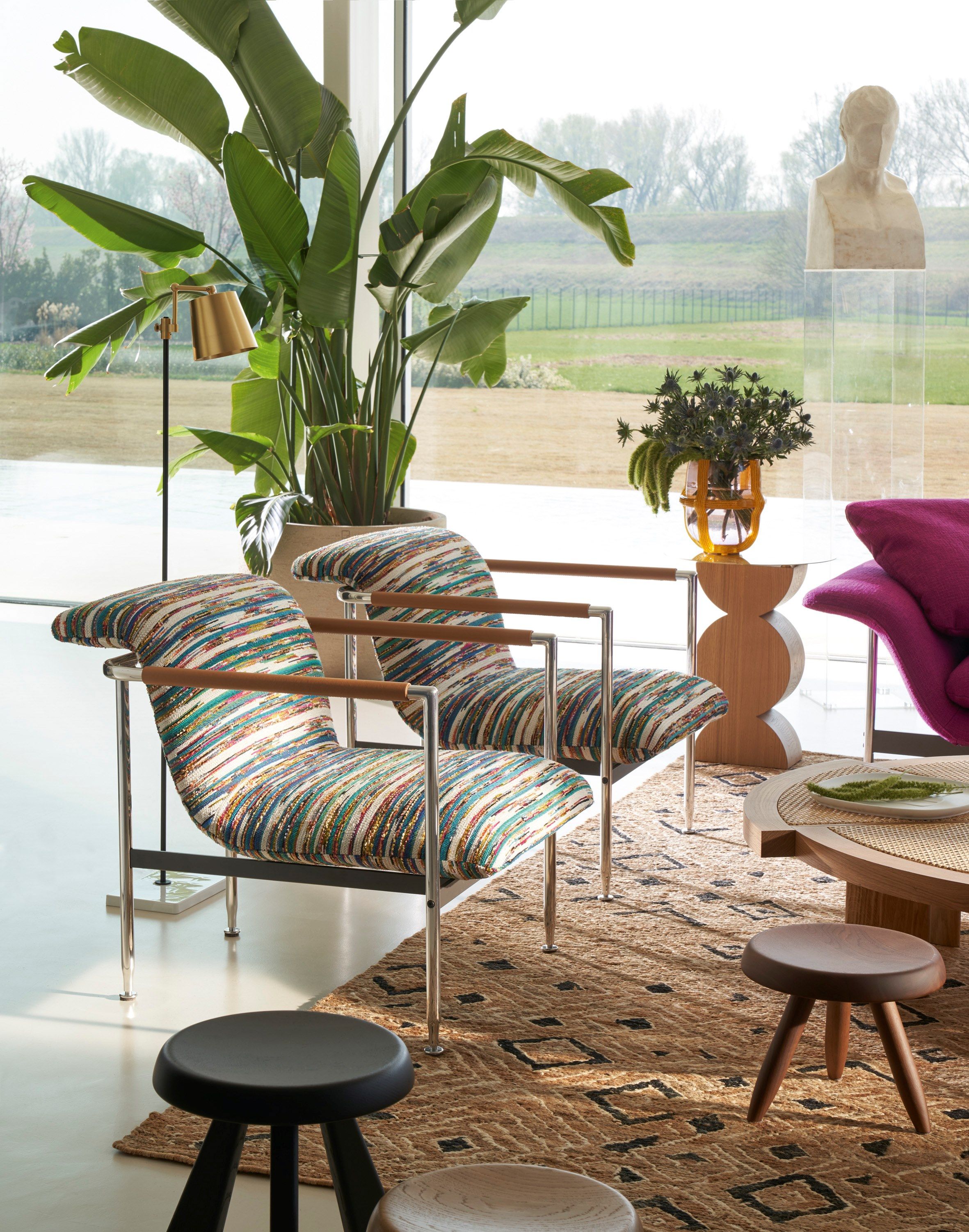 Тканевое кресло с подлокотниками CASSINA Esosoft ARCH-00010525 - Вид №1