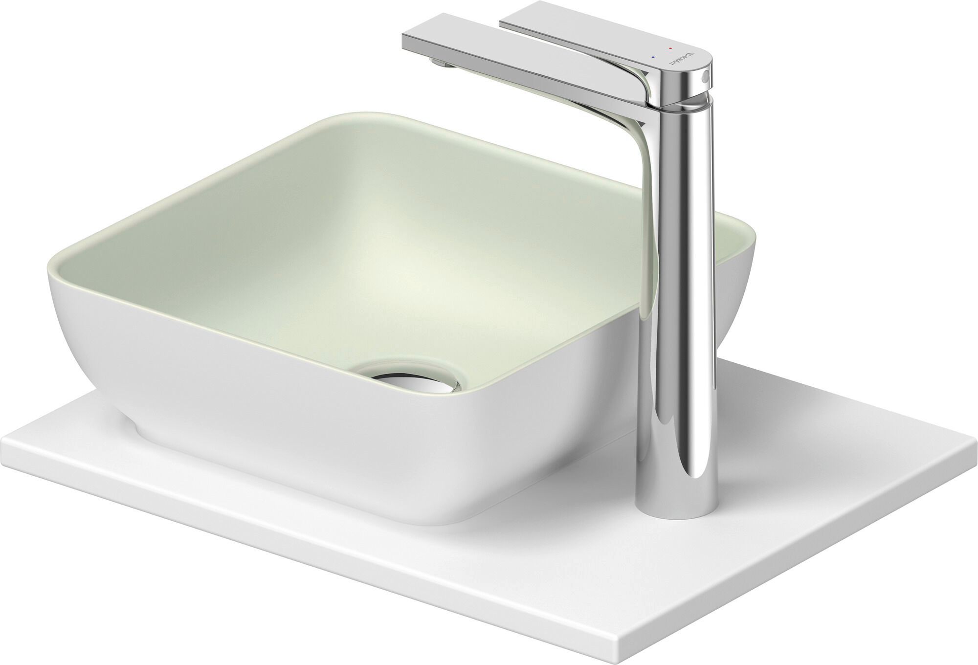 Керамическая столешница квадратная раковина Duravit Sivida ARCH-00010771 - Вид №4