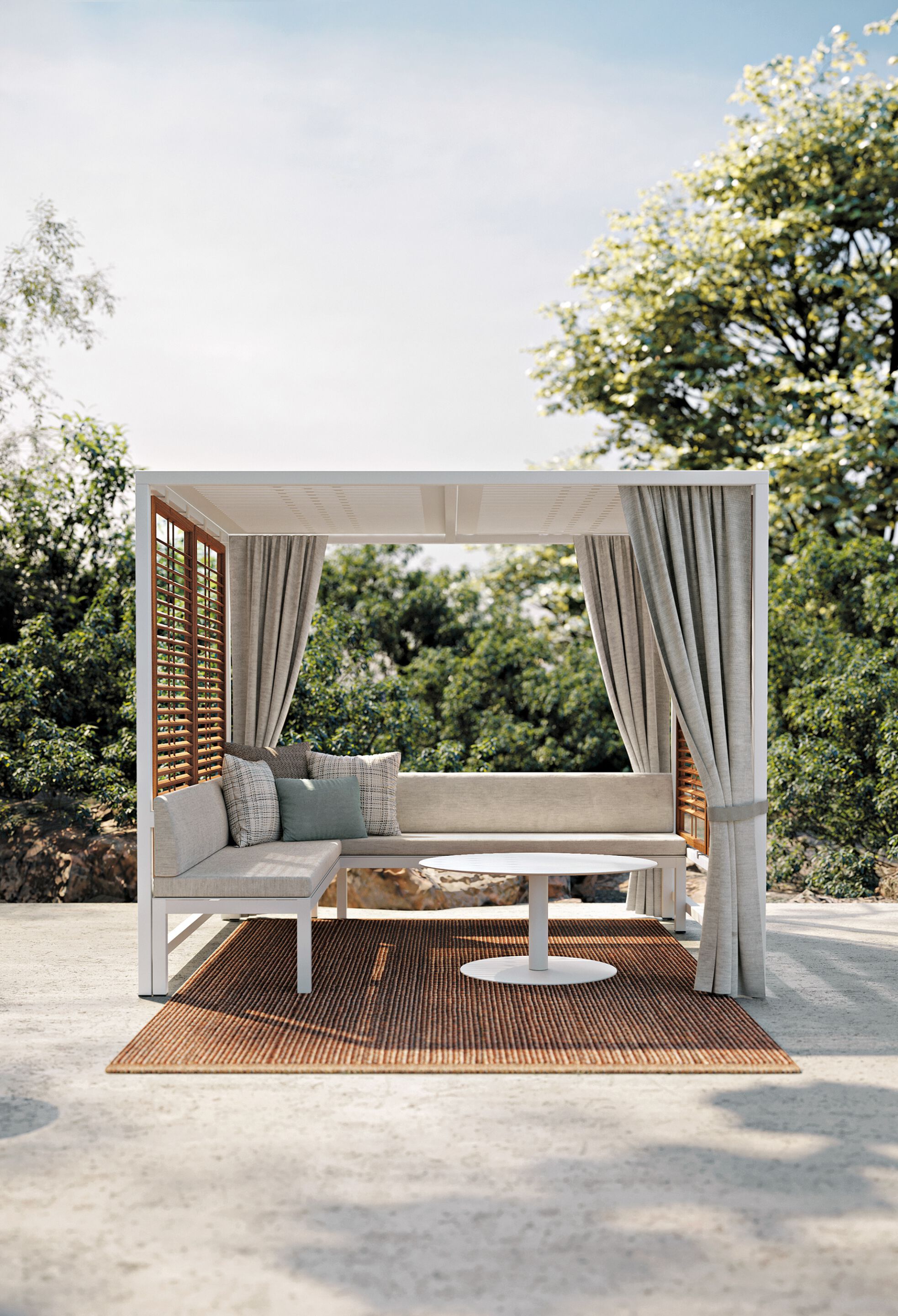 Алюминиевая беседка со столом Atmosphera альков ARCH-00084881 - Вид №16