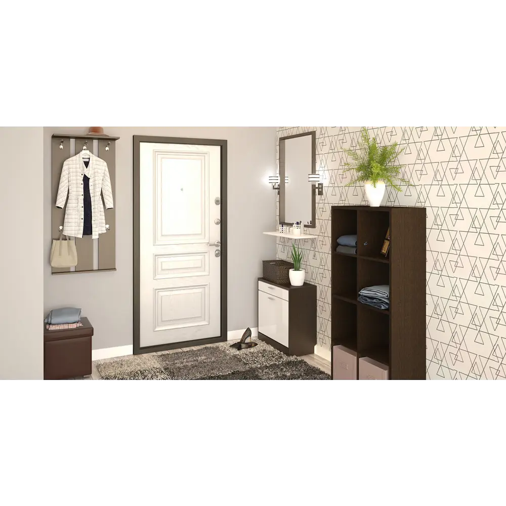 Стеллаж 8 секций 70x137,2x31,5 см, ЛДСП, цвет венге 18079685 STLM-2205991 Santreyd  - Вид №11