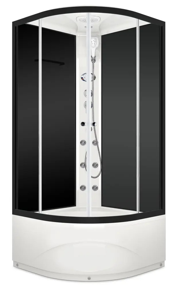 DOMANI-SPA Delight — угловая душевая кабина с гидромассажем 90×90 см 87210149